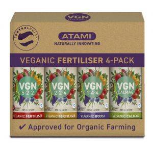 Kit Atami VGN - Fertilizzanti Vegani 4x250ml