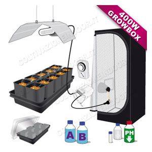 Kit Idroponica Completo 400w + Grow Box Indoor. Max 10 piante