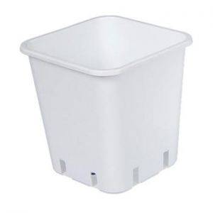 14L - Vaso Quadro Bianco 28X28X28CM