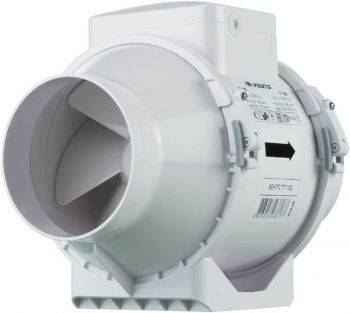Estrattore Aria e Fumi Elicoidale BI-TURBO 12.5cm - 220-280m3/h