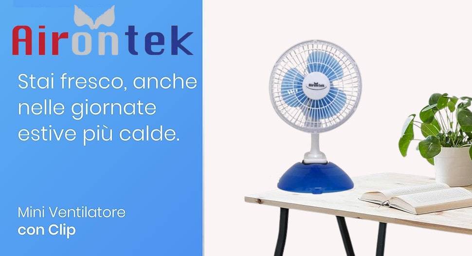 ventilatore a clip a 2 velocita'